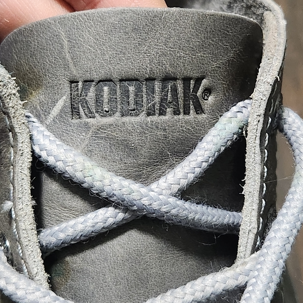 Kodiak Canada Boots Chukka Women's Size 7.5 Grey Nubuck Leather Lace Up 419103GY - Picture 9 of 14